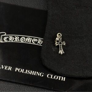 Chrome Hearts Baby Fat CZ Pave Pendant 925 Silver